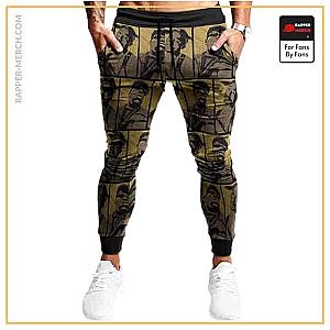 Tupac Shakur Jogger Pants - East &amp; West Coast Rappers Biggie 2Pac Design Jogger Pants RM0310