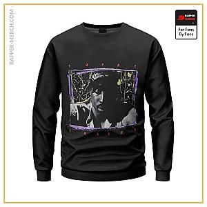 Tupac Shakur Sweatshirts - Tupac Shakur Retro Paint Splatter Art Sweatshirt RM0310