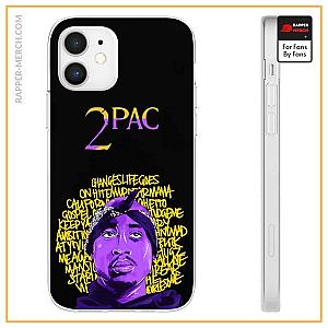 Tupac Shakur Cases - 2Pac Amaru Shakur Greatest Songs Artwork Cool iPhone 12 Case RM0310