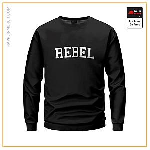 Tupac Shakur Sweatshirts - Tupac Amaru Shakur Rebel Minimalist Art Sweater RM0310