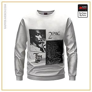 Tupac Shakur Sweatshirts - And 2morrow 2Pac Shakur Song Tribute Art Sweater RM0310