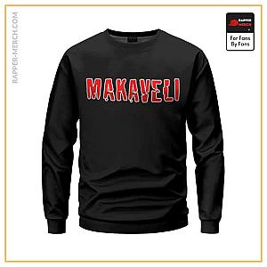 Tupac Shakur Sweatshirts - Tupac Makaveli Name Typography Art Sweatshirt RM0310