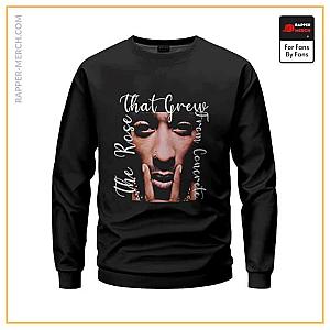 Tupac Shakur Sweatshirts - 2Pac The Rose That Grew From Concrete Sweatshirt RM0310