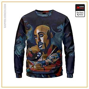 Tupac Shakur Sweatshirts - 2Pac Shakur Classic Painting Artwork Sweatshirt RM0310