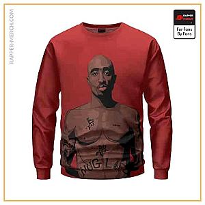 Tupac Shakur Sweatshirts - Thug Life Tupac Shakur Body Portrait Sweatshirt RM0310