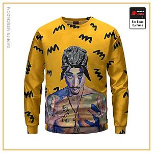 Tupac Shakur Sweatshirts - Dope Tupac West Side Gang Sign Pop Art Sweatshirt RM0310