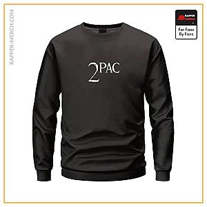 Tupac Shakur Sweatshirts - Death Row Records 2Pac Minimalist Art Sweatshirt RM0310