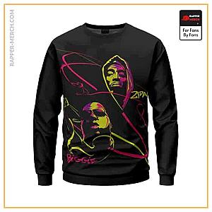 Tupac Shakur Sweatshirts - Tupac Shakur &amp; Biggie Smalls Colorful Sweatshirt RM0310