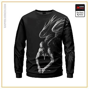 Tupac Shakur Sweatshirts - Dark Angel Tupac Amaru Shakur Dope Sweatshirt RM0310