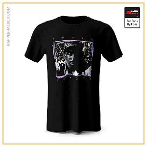 Tupac Shakur T-shirts - Tupac Shakur Retro Paint Splatter Art T-Shirt RM0310