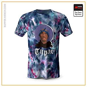 Tupac Shakur T-shirts - American Rapper Tupac Makaveli Tie Dye T-Shirt RM0310