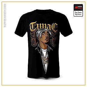 Tupac Shakur T-shirts - Tupac Thug Life Cartoon Artwork Dope T-Shirt RM0310