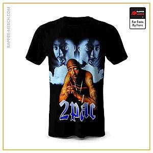 Tupac Shakur T-shirts - 2Pac Makaveli In Heaven Tribute Art T-Shirt RM0310