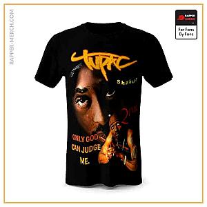 Tupac Shakur T-shirts - Tupac Shakur Only God Can Judge Me Tees RM0310