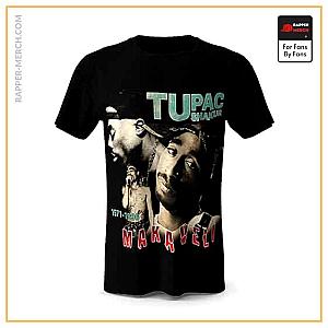 Tupac Shakur T-shirts - Tupac Shakur Makaveli Tribute Art T-Shirt RM0310