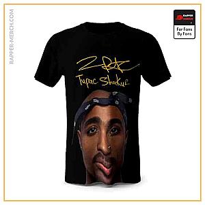 Tupac Shakur T-shirts - Rap Icon 2Pac Shakur Signature Dope T-Shirt RM0310