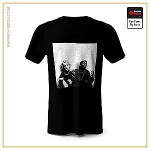 Tupac Shakur T-shirts - Marilyn Monroe And 2Pac Monochrome T-Shirt RM0310