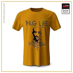 Tupac Shakur T-shirts - Tupac Thug Life Gun Bullet Badass Shirt RM0310