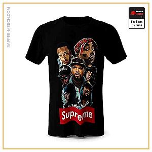 Tupac Shakur T-shirts - Supreme Greatest West Coast Rappers Tees RM0310