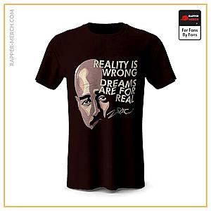 Tupac Shakur T-shirts - Dreams Are For Real 2Pac Makaveli T-Shirt RM0310