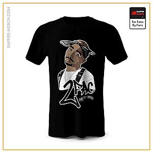 Tupac Shakur T-shirts - 2Pac Birth And Death Year Tribute Art Tees RM0310