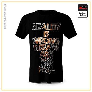 Tupac Shakur T-shirts - Reality Is Wrong Quote 2Pac Amaru T-Shirt RM0310