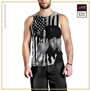 Tupac Shakur Tank Tops - Middle Finger Up 2Pac Shakur Cool Tank Top RM0310