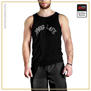 Tupac Shakur Tank Tops - 2Pac Thug Life Tattoo Logo Sleeveless Shirt RM0310