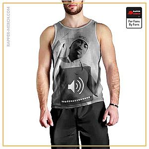 Tupac Shakur Tank Tops - Max Volume Tupac Shakur Music Cool Tank Top RM0310