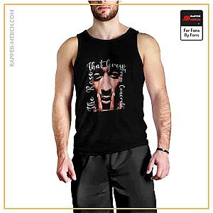 Tupac Shakur Tank Tops - The Rose That Grew From Concrete Tupac Tank Top RM0310