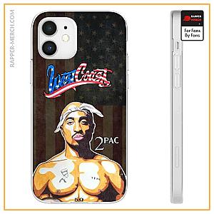 Tupac Shakur Cases - Vintage Look 2Pac Amaru Shakur West Coast iPhone 12 Case RM0310