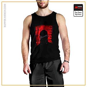 Tupac Shakur Tank Tops - Dope Tupac Shakur Silhouette Black Tank Top RM0310