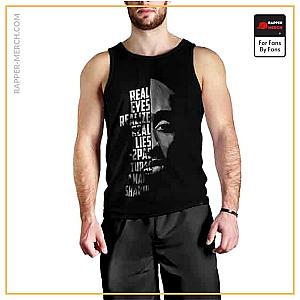 Tupac Shakur Tank Tops - Real Eyes Realize Real Lies 2Pac Tank Top RM0310