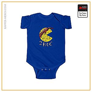 Tupac Shakur Baby Onesies - Thug Tupac Makaveli Shakur Pacman Parody Baby Toddler Onesie RM0310