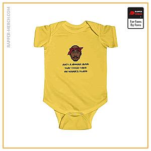 Tupac Shakur Baby Onesies - Tupac Amaru Shakur Dear Mama Song Lovely Baby Toddler Onesie RM0310