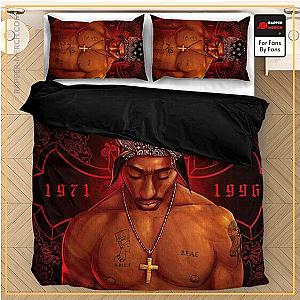 Tupac Shakur Bedding Sets - 2pac Shakur RIP Since 1996 Fantastic Red Bedding Set RM0310