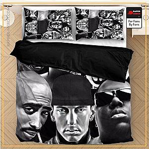 Tupac Shakur Bedding Sets - Tupac Makaveli Eminem Biggie Greatest Rappers Dope Bedding Set RM0310