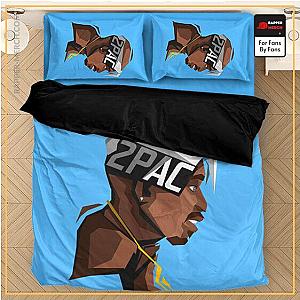 Tupac Shakur Bedding Sets - 2pac Shakur Flat Design Art Illustration Dope Bedding Set RM0310