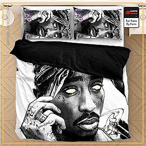 Tupac Shakur Bedding Sets - 2pac Shakur Makaveli Zombie Design Illustration Bedding Set RM0310