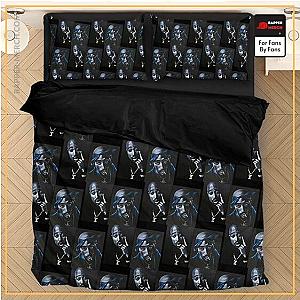 Tupac Shakur Bedding Sets - Tupac Amaru Shakur Portrait Pattern Black Dope Bedding Set RM0310