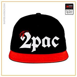 Tupac Shakur Caps - 2Pac Simple Logo with Makaveli Bandana Snapback Cap RM0310