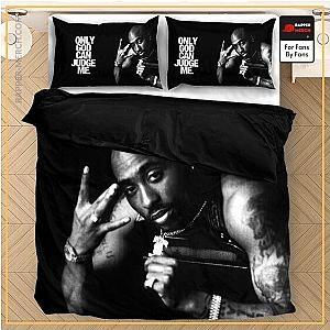 Tupac Shakur Bedding Sets - 2pac Shakur Only God Can Judge Me West Side Dope Bedding Set RM0310