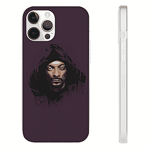 Snoop Dogg Cases - Graffiti Wall Art Rapper Snoop Dogg Purple iPhone 12 Fitted Case RM0310