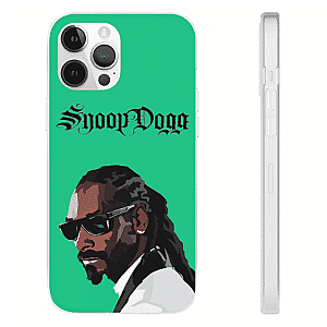 Snoop Dogg Cases - Long Beach Mob Boss Snoop Dogg Teal Green iPhone 12 Case RM0310