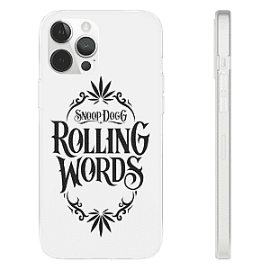 Snoop Dogg Cases - Snoop Doggy Dogg Rolling Words Minimalistic iPhone 12 Cover RM0310