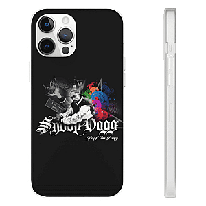 Snoop Dogg Cases - Life Of Da Party Snoop Doggy Dogg Black iPhone 12 Case RM0310