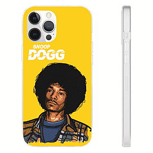 Snoop Dogg Cases - Dope Afro Snoop Dogg Portrait Artwork Yellow iPhone 12 Cover RM0310