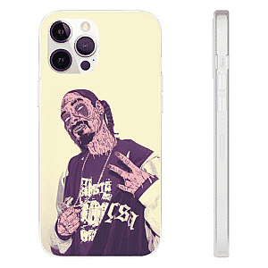 Snoop Dogg Cases - Zombie Snoop Dogg Trippy Artwork Beige iPhone 12 Cover RM0310