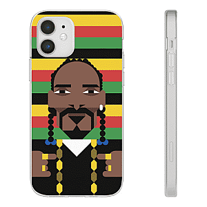 Snoop Dogg Cases - 90s Rap Icon Snoop Dogg Rastasafari Art iPhone 12 Case RM0310