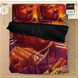 Snoop Dogg Bedding Sets - Snoop Dogg Smoking Marijuana Kush Fan Art Bedclothes RM0310